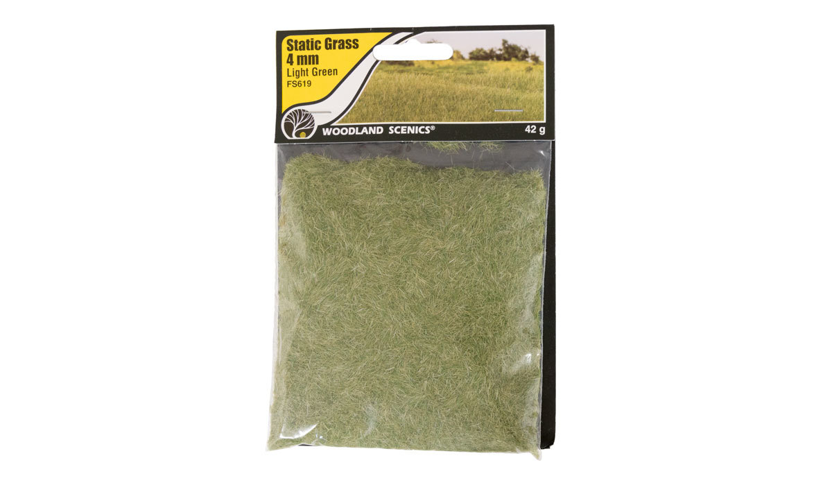 WOO619 4 mm Static Grass - Light Green