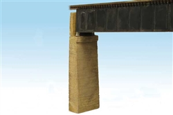 MON124 HO Bridge Board Formed Concrete - Pack of 2