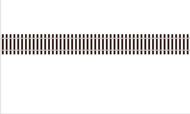 HO Wooden Sleeper 70 Line Flexible Track