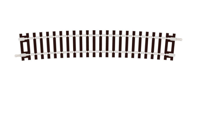 PCOST-238 33.5 in. Radius HO Special Y Curve Track