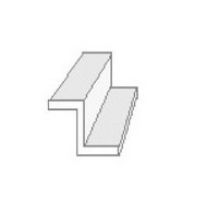 EVG754 0.125 in. Z Channel PolyStyrene - Pack of 3