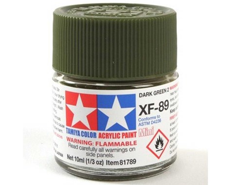 TAM81789 10 ml Mini Acrylic Paint - Dark Green