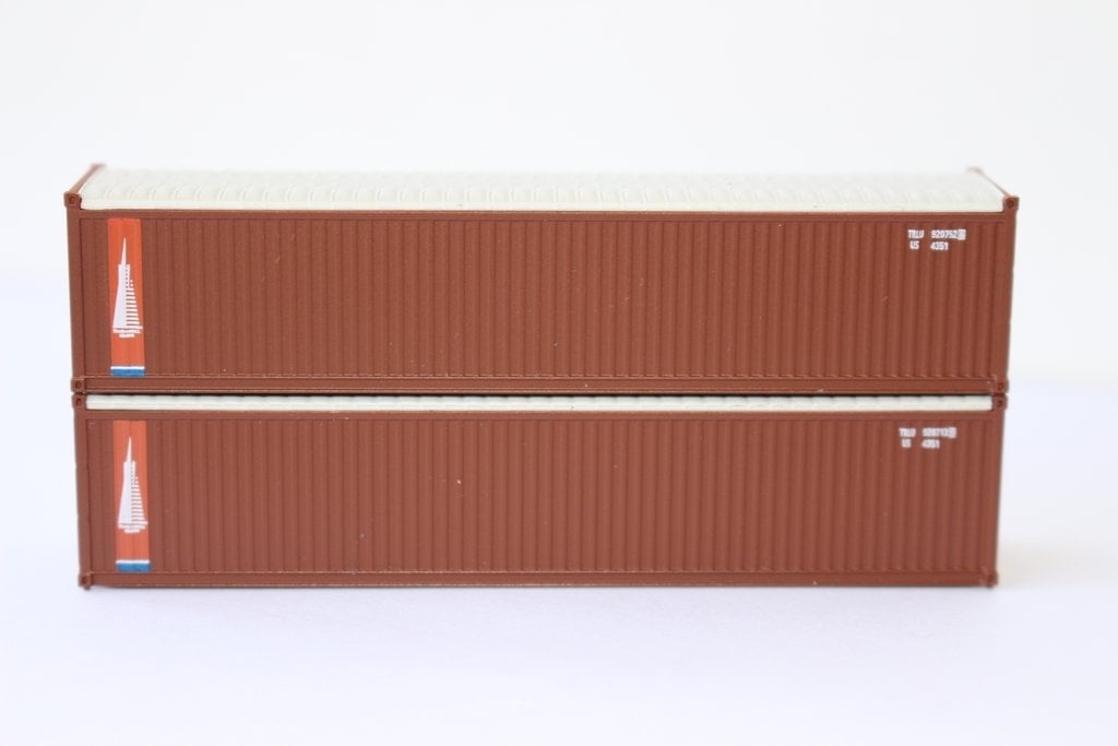 JTC402410 N 40 ft. Canvas & Open Top Containers with Rib-Style Magnetic Connection System, Transamerica