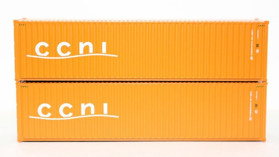 JTC405006 N 40 ft. High Cube Containers with Magnetic System & Corrugated Sides, CCNI