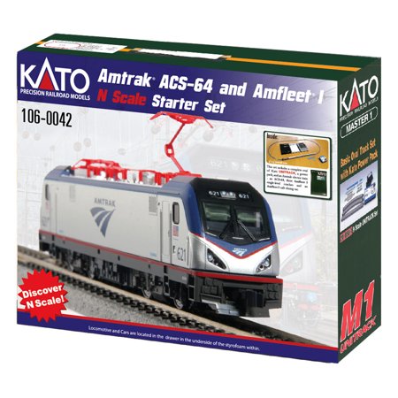 Picture of Kato KAT1060042 N Amtrak ACS-64 Starter Set