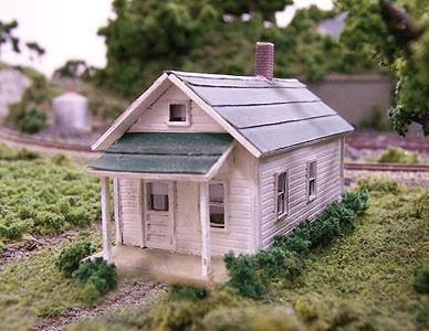 N Scale Laser-Cut Shotgun House