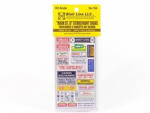 BLR154 HO Scale Storefront II Sign
