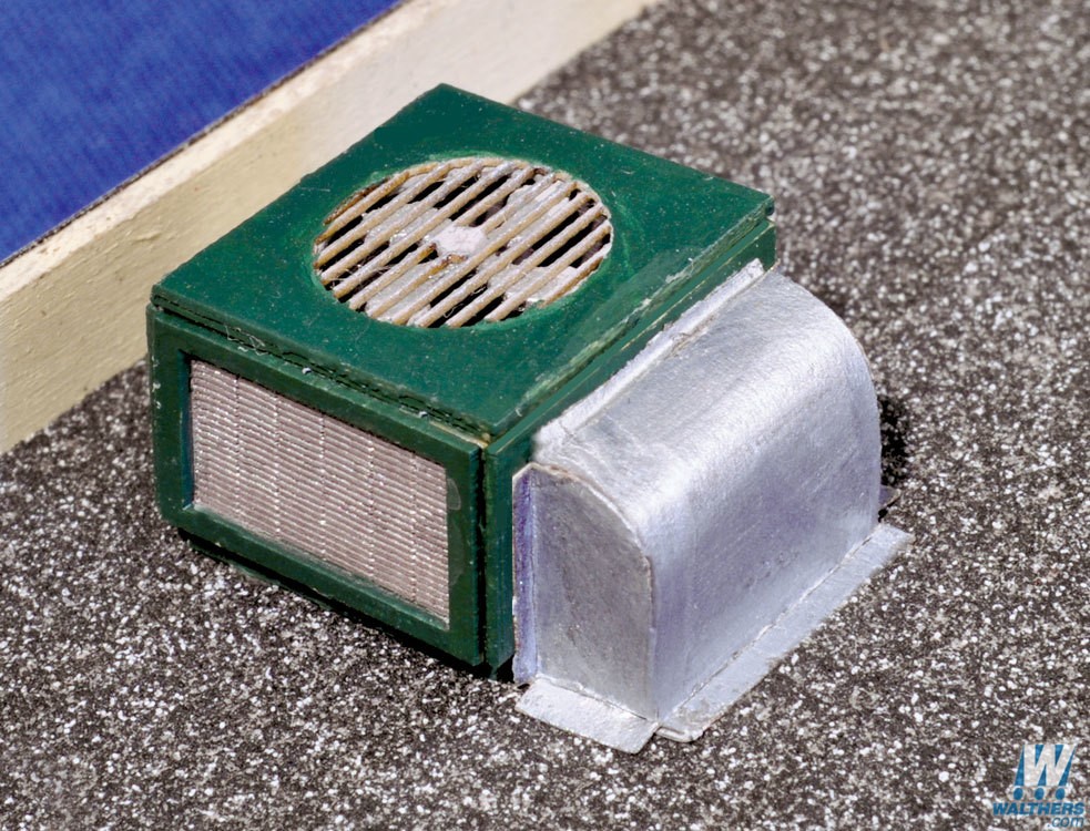 BLR2705 3 Each HO Scale Rooftop Air Conditioner Unit Kit