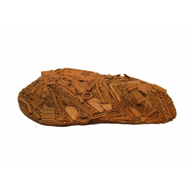 MON2103 HO Scale Shredded Scrap Painted Resin Metal Pile