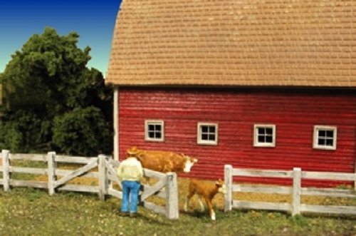HO Scale Barn Yard Fence Kit