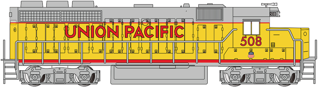 N Scale Diesel Up Locomotives Model Train - No.508