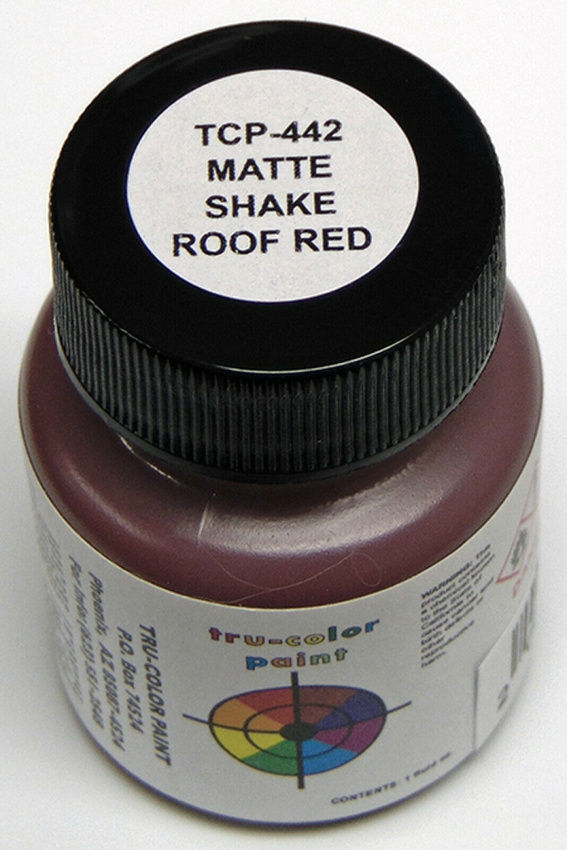 TCP442 1 oz Matte Shake Roof Red Paint