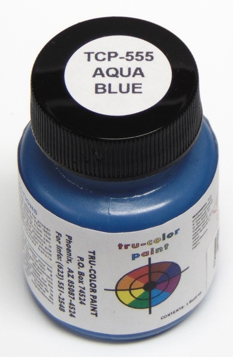 TCP555 1 oz High Gloss Aqua Blue Paint