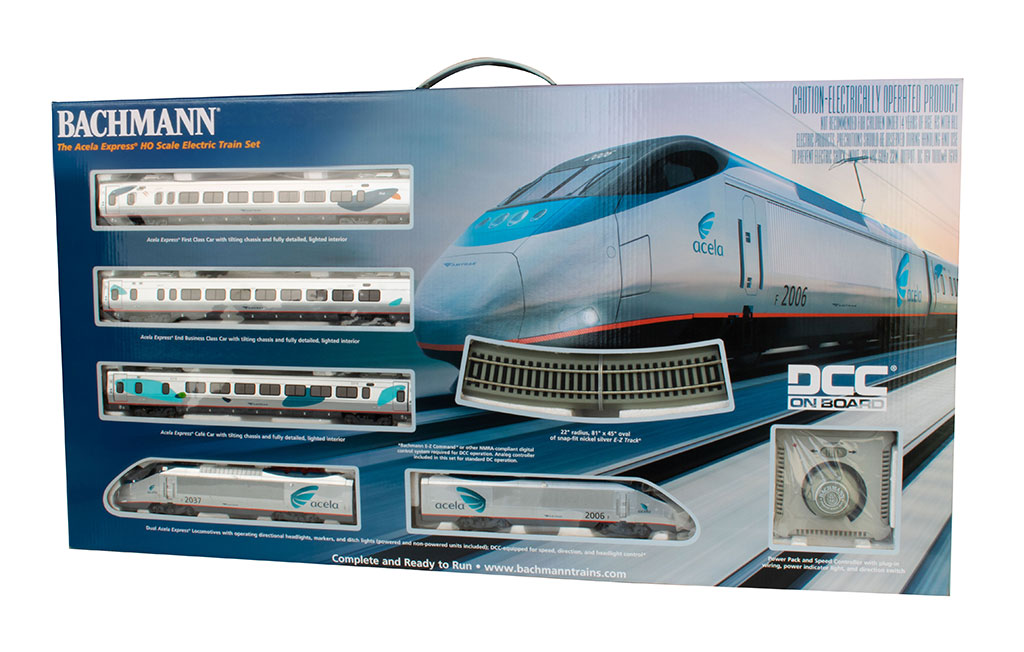 BAC01205 HO Scale Amtrak Acela Express Set