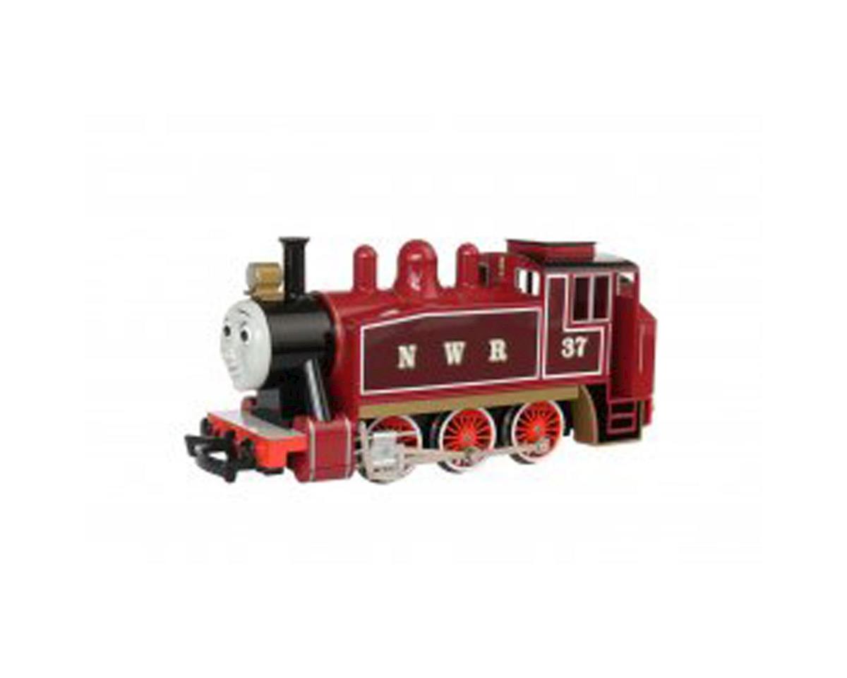 HO Rosie Engine Model Train with Moving Eyes, Red