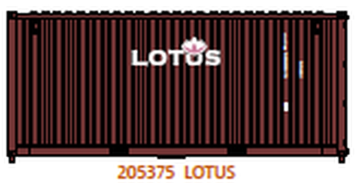 20 ft. N Lotus Standard Container - Pack of 2