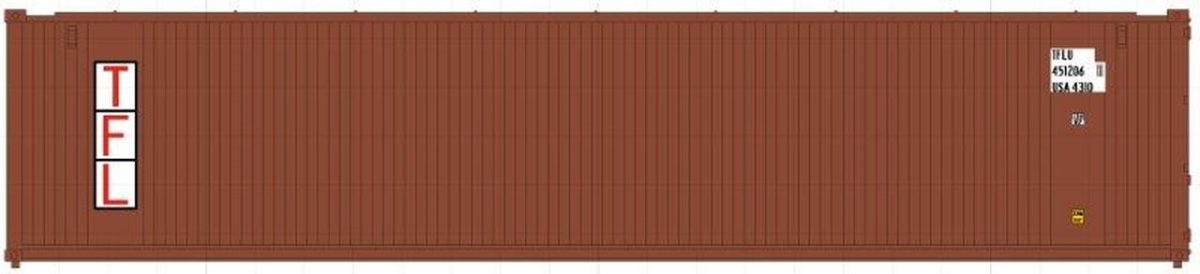 40 ft. N Trans Freight Lines Standard Container - Pack of 2