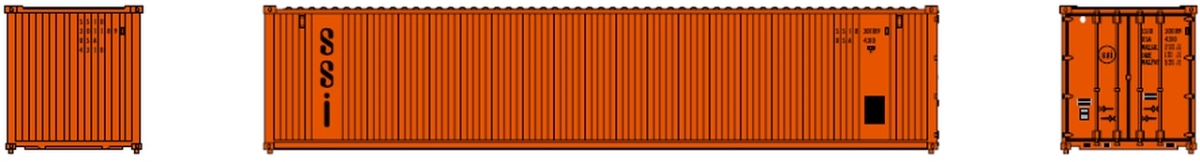 40 ft. N SSI Standard Container - Pack of 2