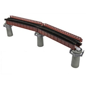 18.88 in. Curved Model Bridge Set