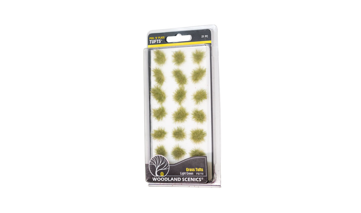 WOO770 Light Green Grass Peel Tuft