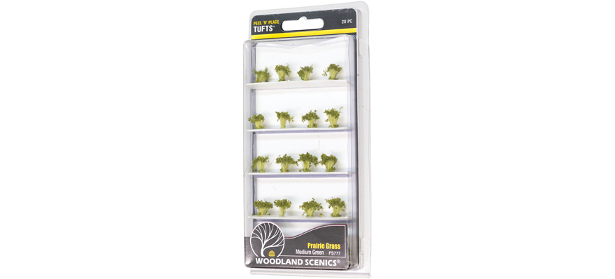WOO777 Medium Green Prairie Peel Tuft