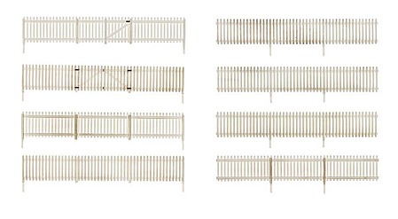 O Scale Picket Fence Kit