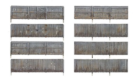 WOO3005 O Scale Privacy Fence Kit
