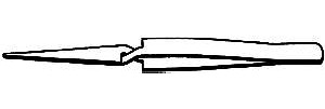 Zona ZON37549 Cross Locking Fine Point Tweezers