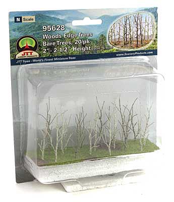 JTT95628 N Scale Woods Edge Trees Bare - Pack of 20