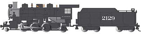 BAC51529 HO Scale SF No. 2129 2-6-2 Model Train