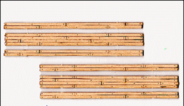 BLR022 Gauge Wood Grade Two Lane Crossing - 2 Piece