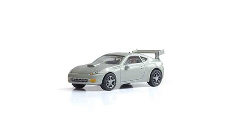 WOO5368 HO Scale Silver Sports Model Car