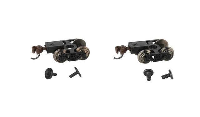 Friction Bearing Freight Trucks with Metal Wheels
