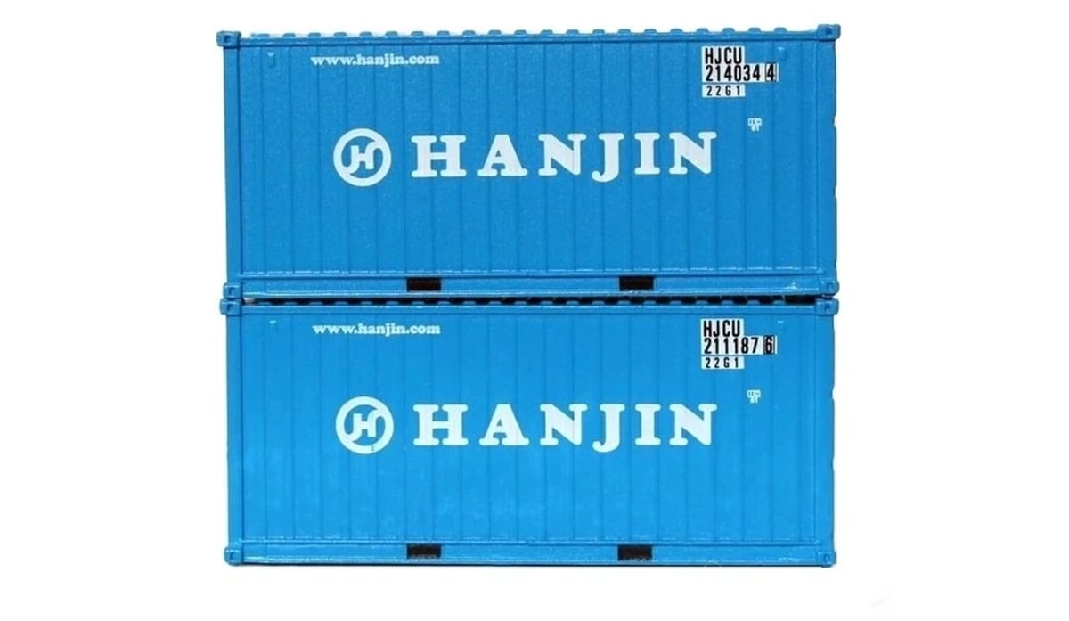 JTC205367 20 ft. N Scale Hanjin Contianer