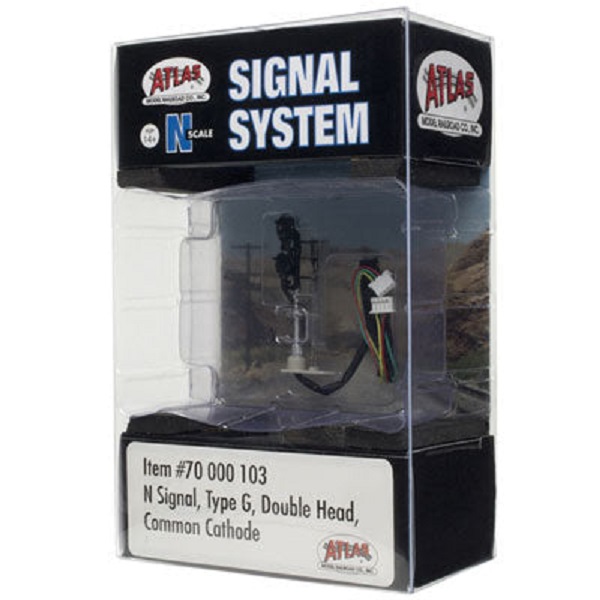 ATL70000103 N Scale Double Head Type G Signal