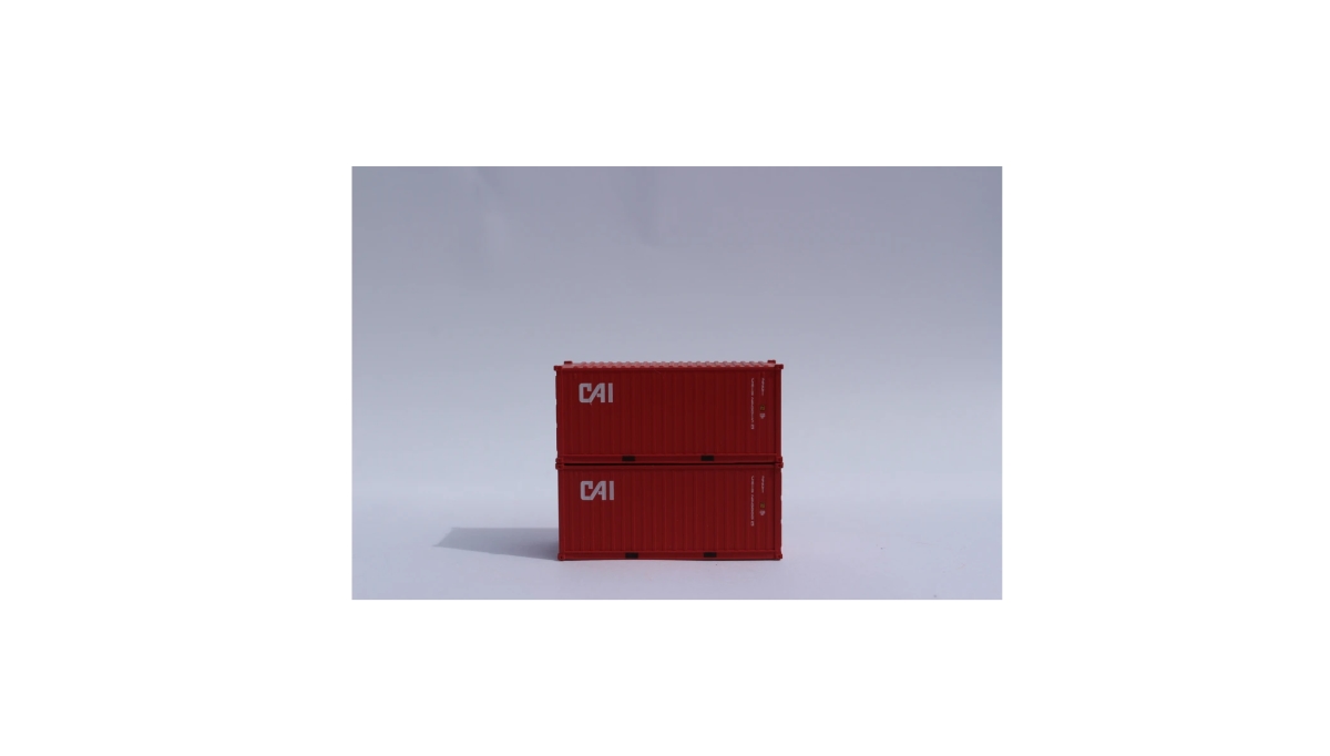 20 ft. N Scale CAI Container with Magnetic System - Pack of 2