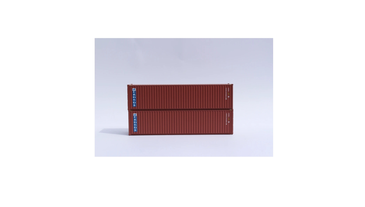 40 ft. N Scale CRONOS Container with Magnetic System - Pack of 2