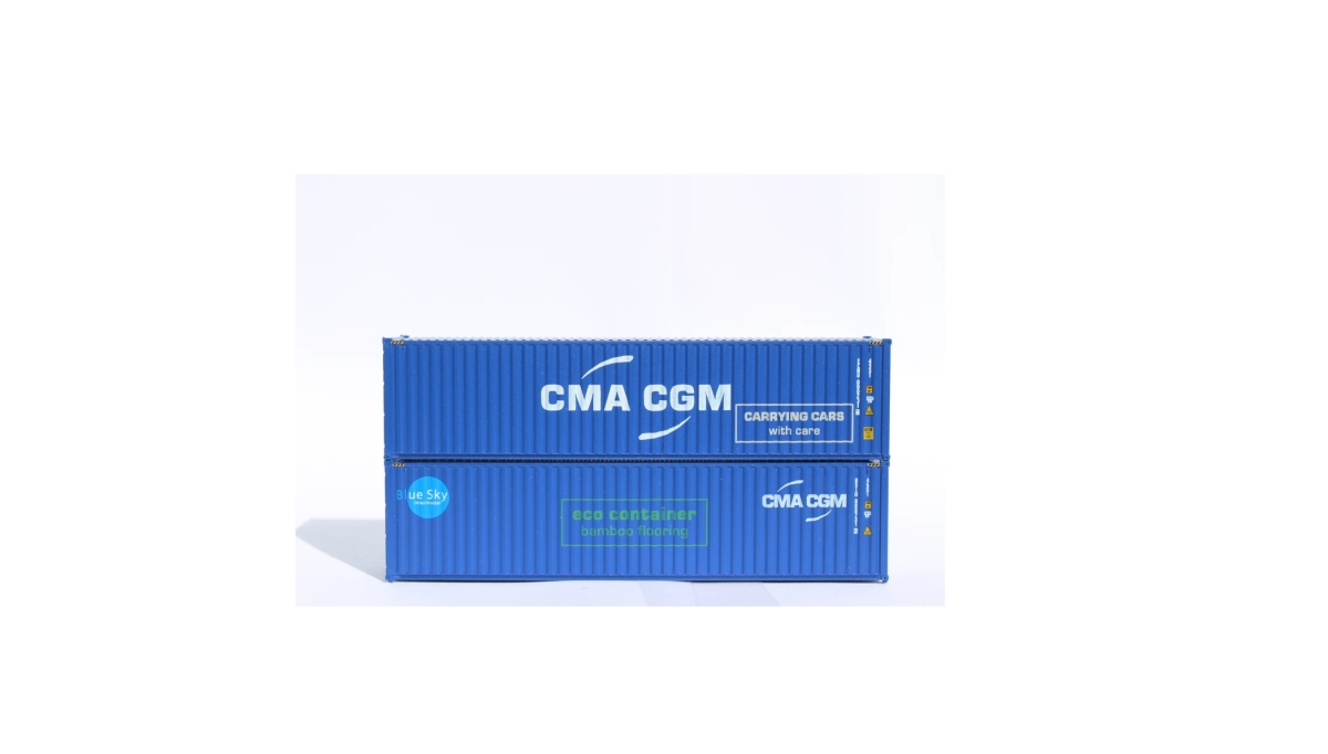 JTC405090M N Scale CMA CGM Mix Pack A Container