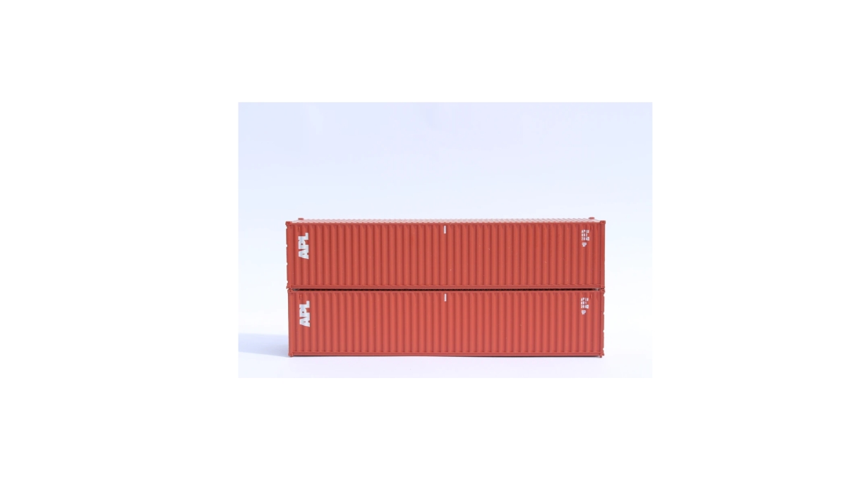 40 ft. N Scale APL Container - Pack of 2