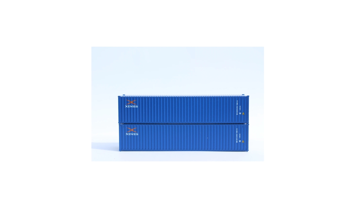40 ft. N Scale XINES Container - Pack of 2