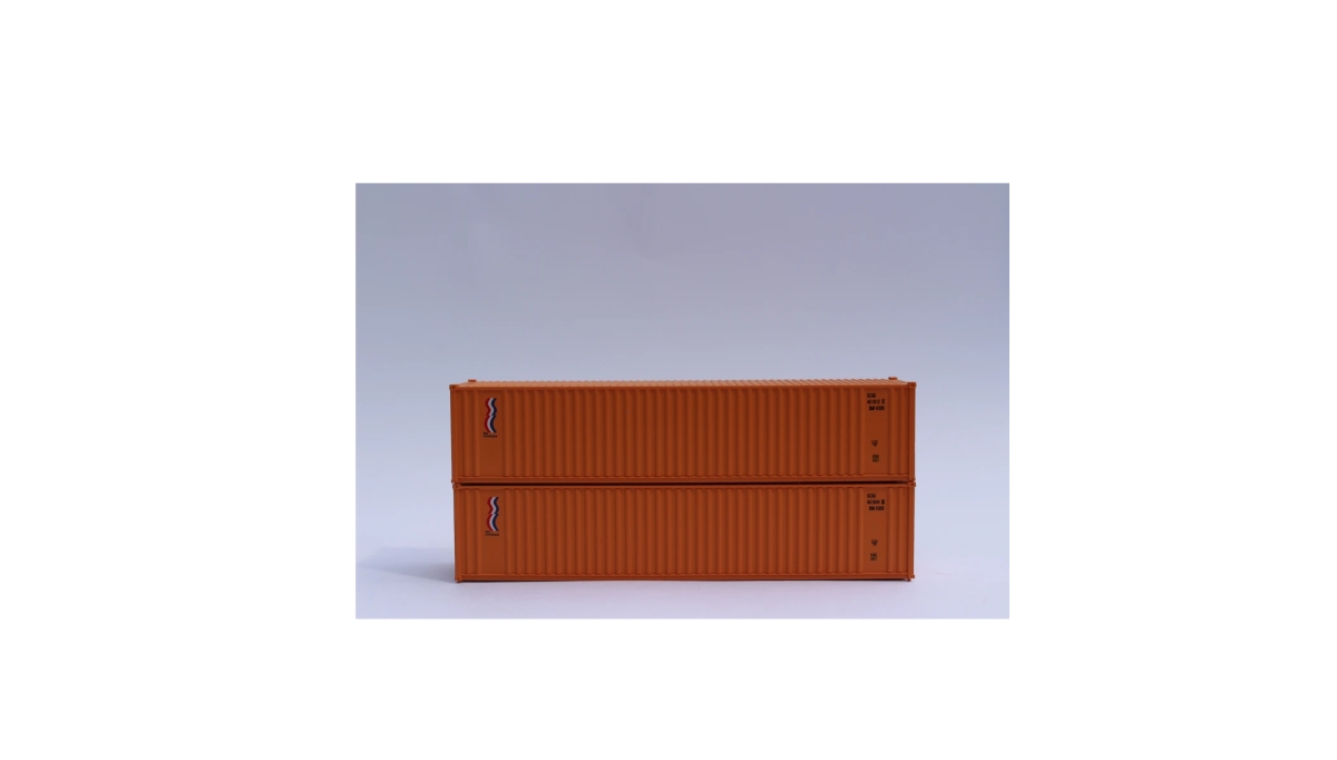 40 ft. N Scale Sea Container - Pack of 2