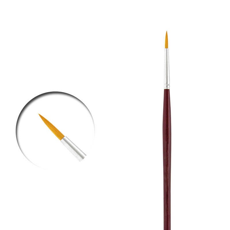 Vallejo Acrylic Paints VLJP54005 Triangular Handle Round Toray Paint Brush - Size 5