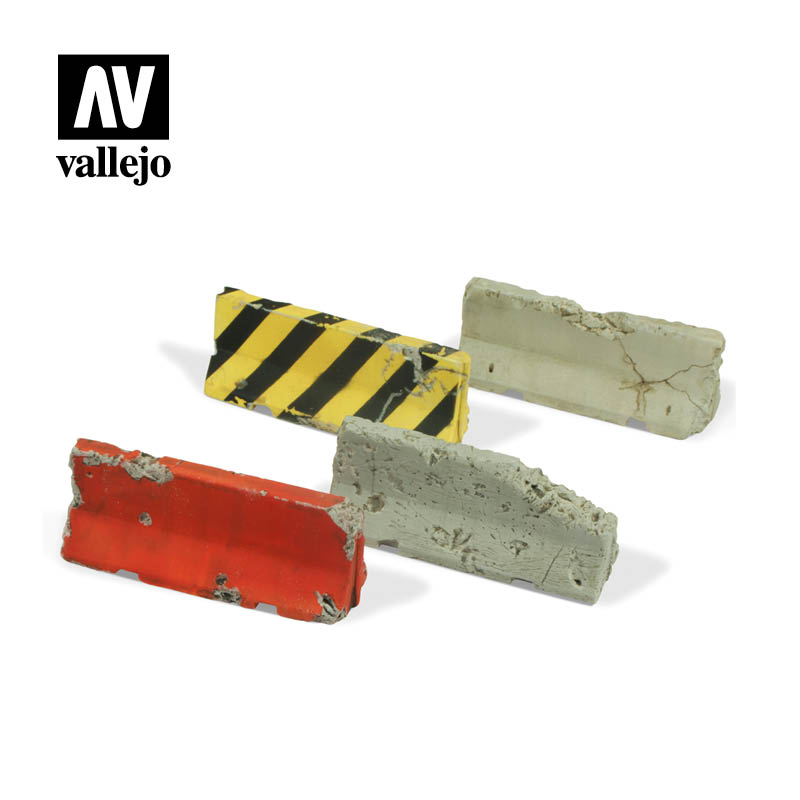 VLJSC215 Damaged Model Concrete Barrier