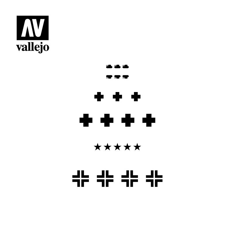 VLJST-AFV001 Ger WWI Tank Marks Stencil