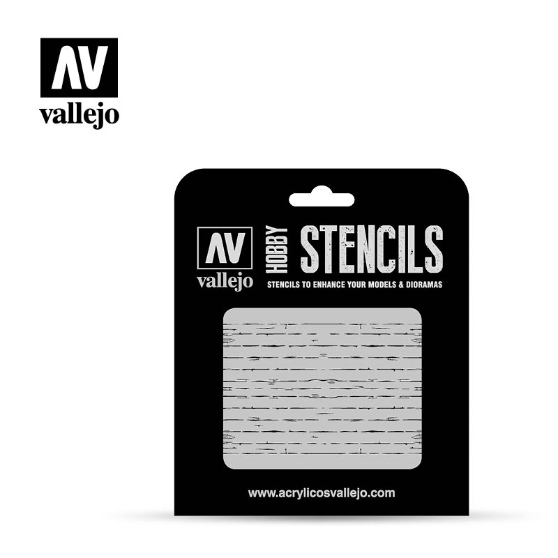 Wood Texture No.1 Stencil