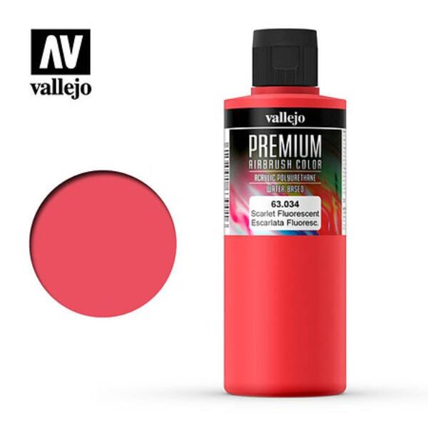 VLJ63034 200 ml Scarlet Fluorescent Paint