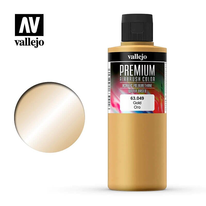 VLJ63049 200 ml Metallic Gold Acrylic Paint