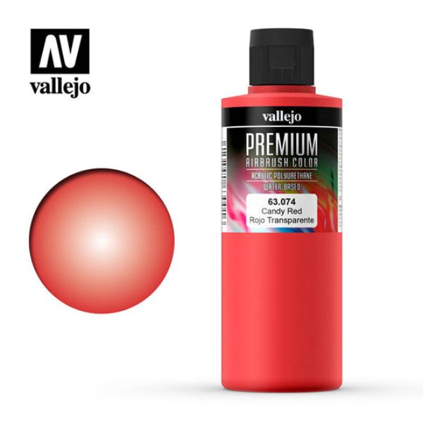 VLJ63074 200 ml Premium Airbrush Candy Paint, Red