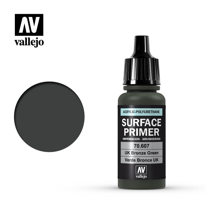Picture of Acrylicos Vallejo VLJ70607 17 ml Primer Paint&#44; Uk Bronze Green