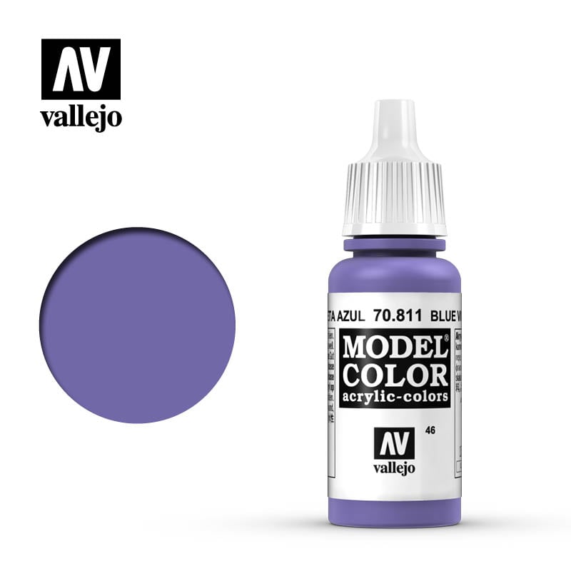 VLJ70811 17 ml Blue & Voilet Matte Acrylic Paint